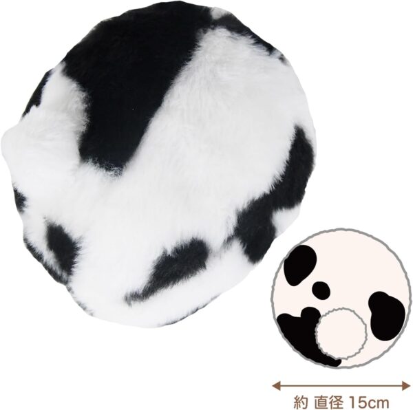 Mini animan兔子玩具球-黑白色 (L) 15cm：圖片 2