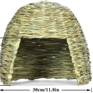 Alternative view of 【躲避草窩】編織草窩 兔子草窩